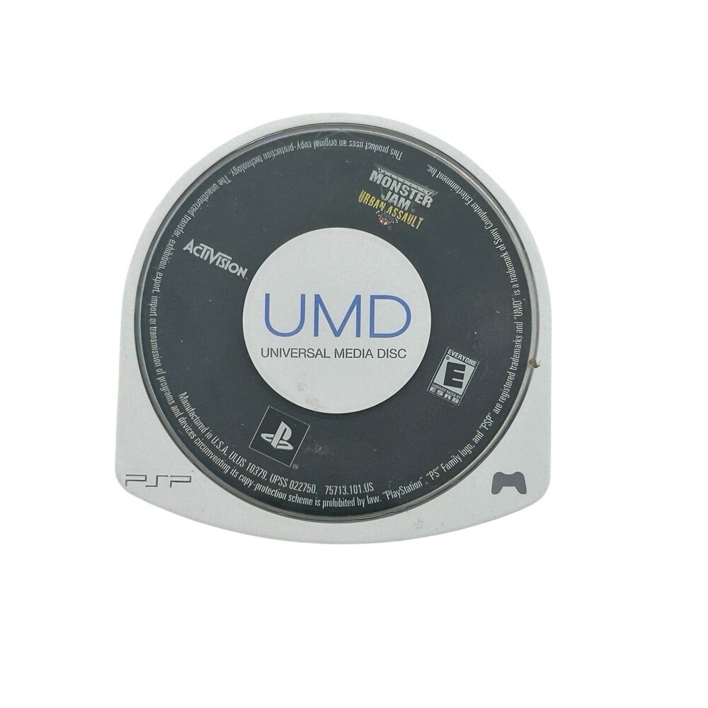 Psp Monster Jam Urban Assault Sony PlayStation Portable Disc Only Fast Shipping